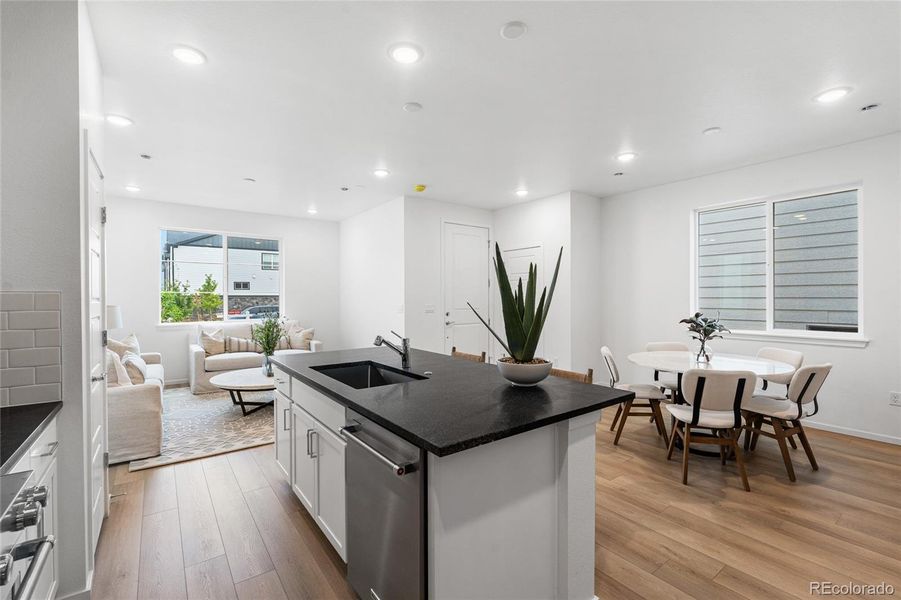 Furnished interior view inside a new home in Painted Prairie, Aurora (Image 20).