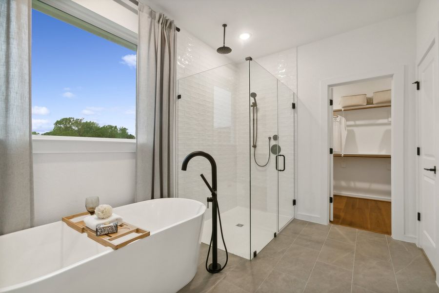 Primary bath with freestanding tub Primary bath with freestanding tub