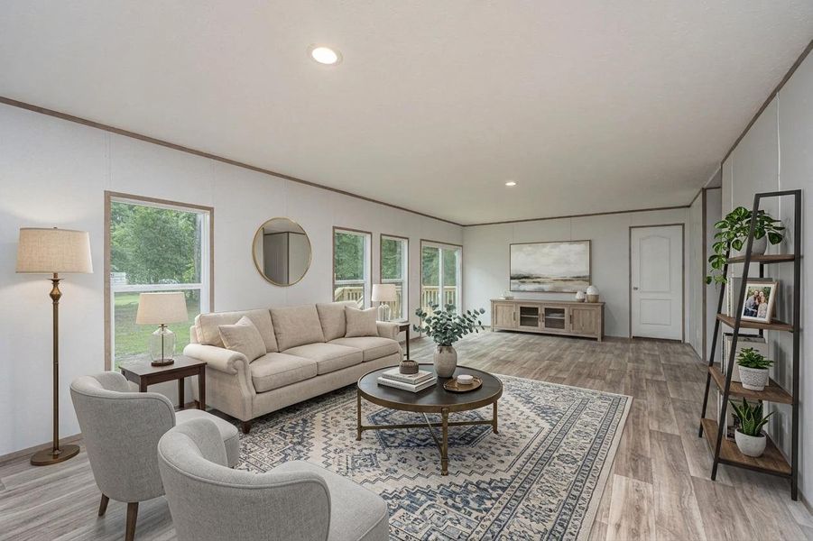 Furnished interior view inside a new home in , Walterboro (Image 5).