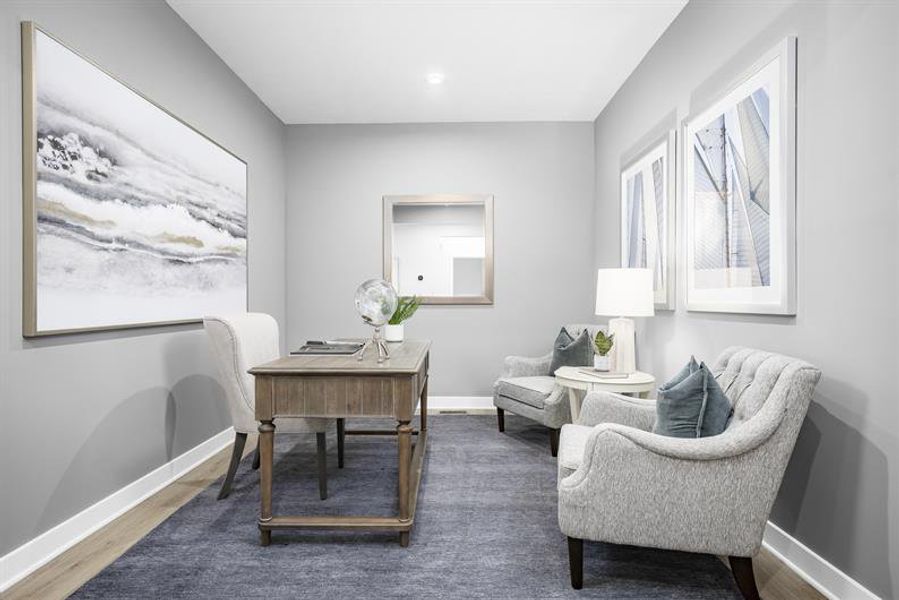 Representative furnished interior of a home built from the Alberti Ranch by Ryan Homes in Albemarle, Hertford (Image 25).