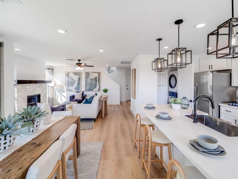 Furnished interior view inside a new home in South Ranch Southern Collection, Prescott (Image 5). Furnished interior view inside a new home in South Ranch Southern Collection, Prescott (Image 5).