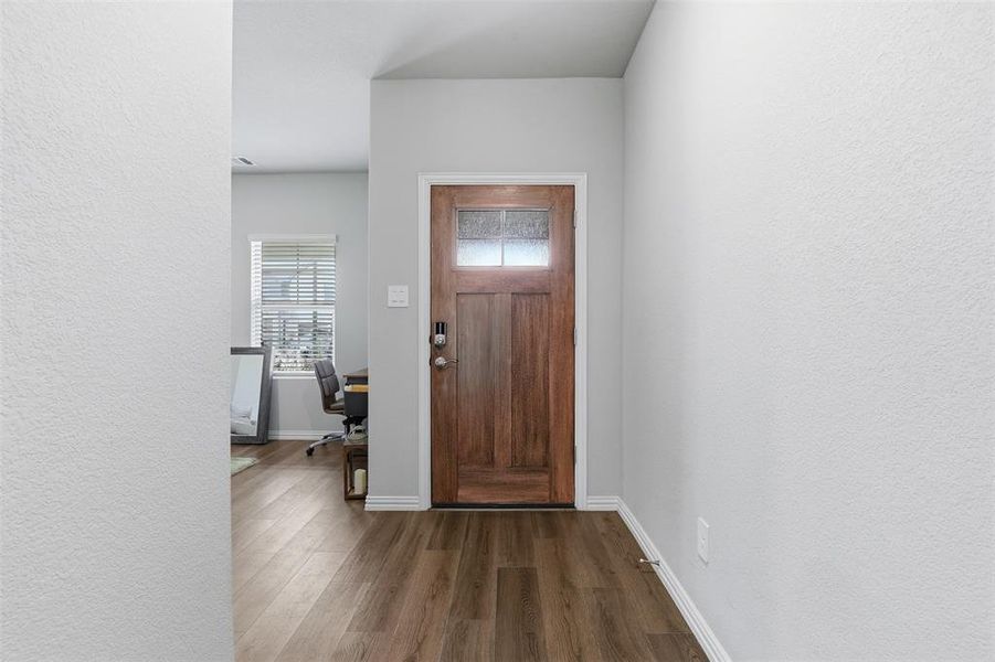 Spacious, unfurnished interior of a new home in Tesoro at Chisholm Trail Ranch, Crowley (Image 22). Spacious, unfurnished interior of a new home in Tesoro at Chisholm Trail Ranch, Crowley (Image 22).