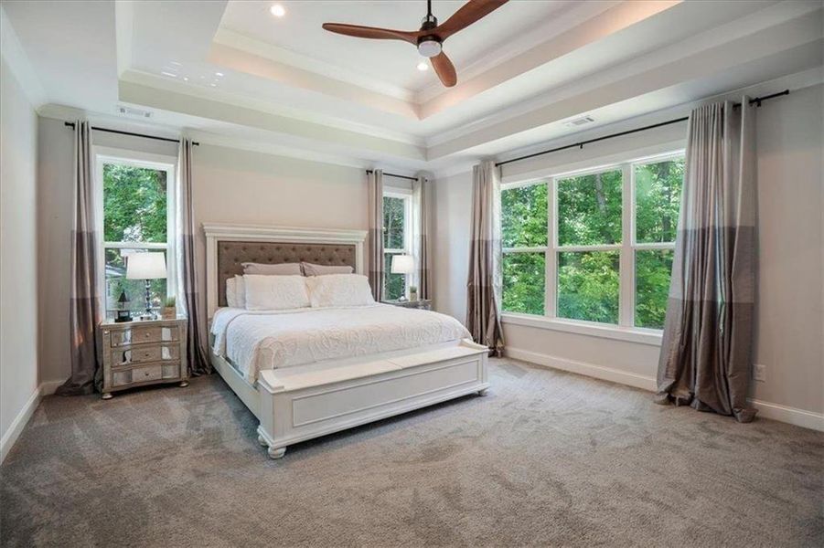 Furnished interior view inside a new home in , Acworth (Image 36).