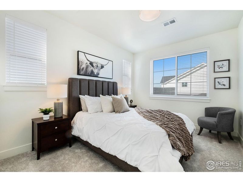 Furnished interior view inside a new home in Eagle Brook Meadows, Loveland (Image 11).