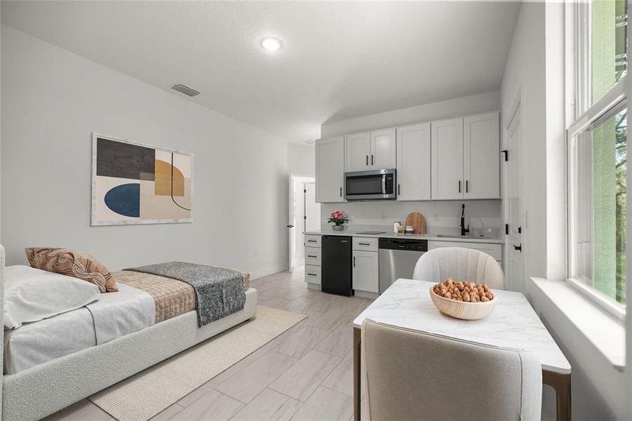 Furnished interior view inside a new home in , Citrus Springs (Image 7).