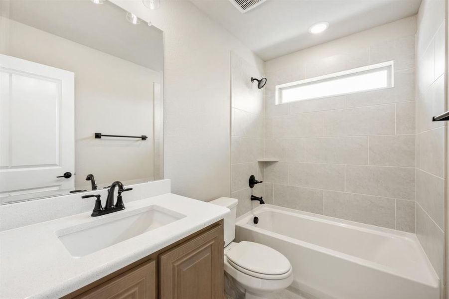 Furnished interior view inside a new home in Timberbrook 3B-4A, Justin (Image 5).