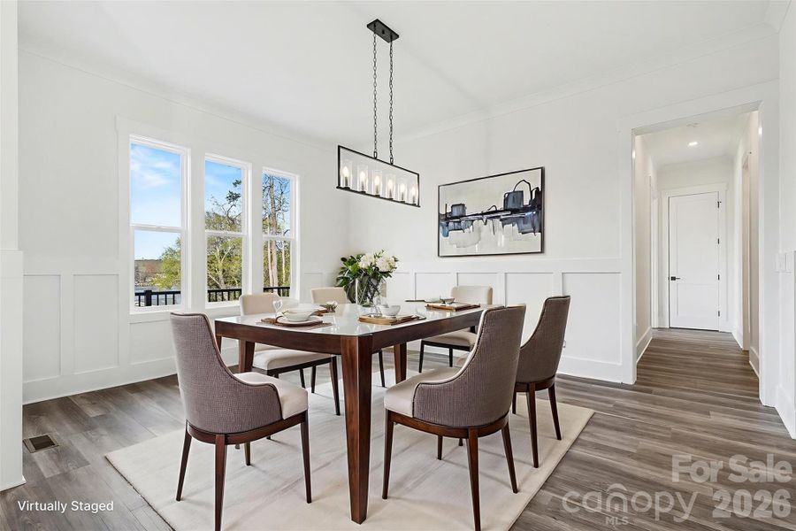 Furnished interior view inside a new home in , Troutman (Image 9).
