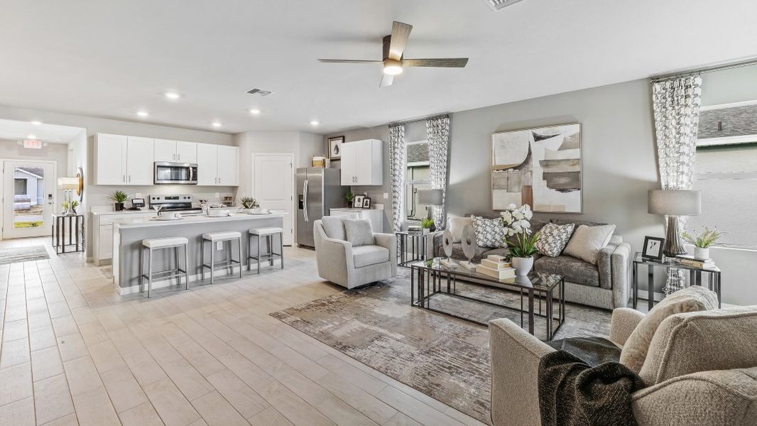 Representative furnished interior of a home built from the Lakeside by D.R. Horton in Coral Lakes - Tradition & Express, Punta Gorda (Image 5).