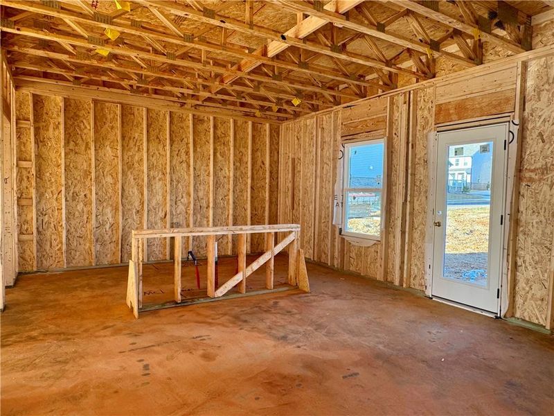 In-progress construction of a new home in , Flowery Branch, GA (Image 6). In-progress construction of a new home in , Flowery Branch, GA (Image 6).