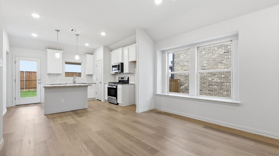 Furnished interior view inside a new home in Westridge Journey, Princeton (Image 13).