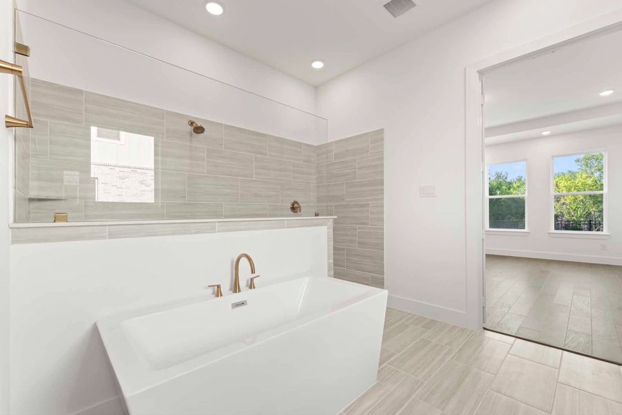 Primary Bathroom featuring the Serene Collection Primary Bathroom featuring the Serene Collection