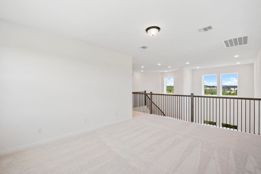 Spacious, unfurnished interior of a new home in Arbor Collection At Wolf Ranch, Georgetown (Image 33).