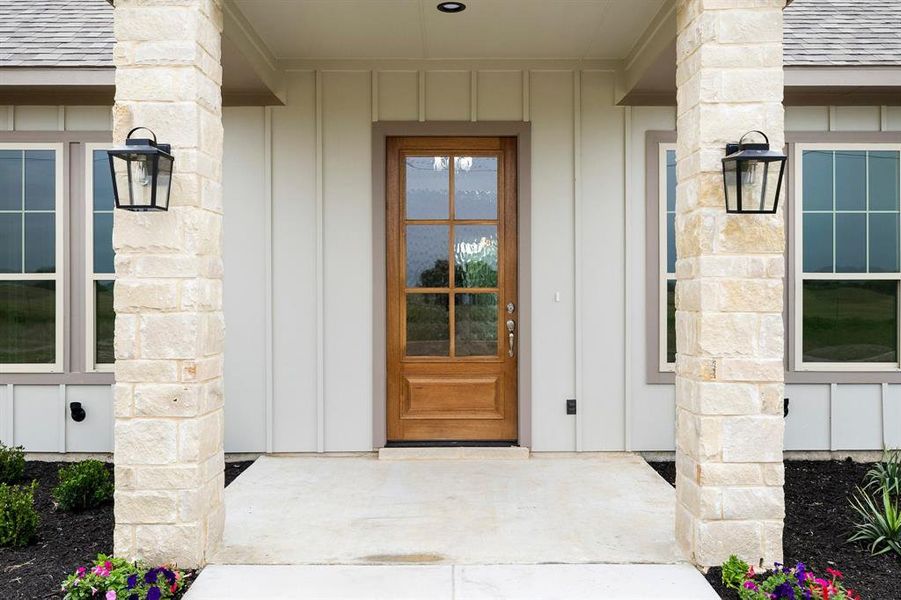 Exterior details and patio area of a home in , Terrell (Image 4). Exterior details and patio area of a home in , Terrell (Image 4).