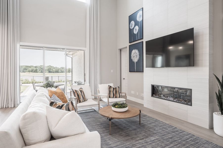 Representative furnished interior of a home built from the Verdin by Tri Pointe Homes in Pecan Ridge, Fulshear (Image 66).