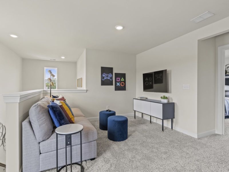 Furnished interior view inside a new home in Cypress Ridge - The Boardwalk Series, Longs (Image 11). Furnished interior view inside a new home in Cypress Ridge - The Boardwalk Series, Longs (Image 11).