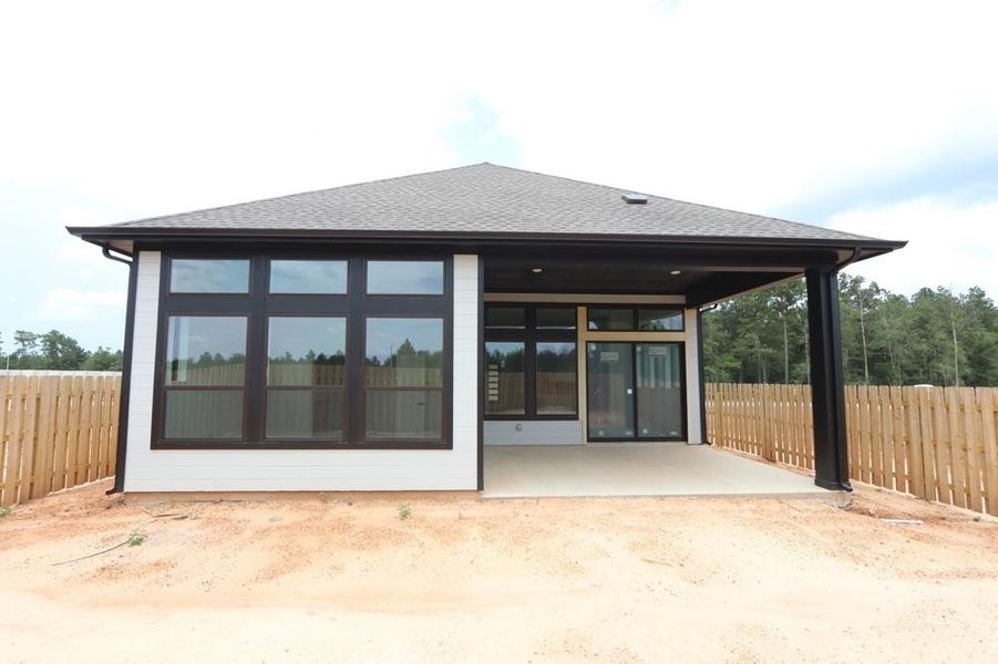 Front exterior of a new home in Colton 45' Homesites, Todd Mission, TX, highlighting curb appeal (Image 1). Front exterior of a new home in Colton 45' Homesites, Todd Mission, TX, highlighting curb appeal (Image 1).