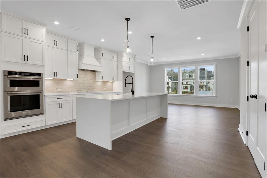 Furnished interior view inside a new home in , Roswell (Image 7).