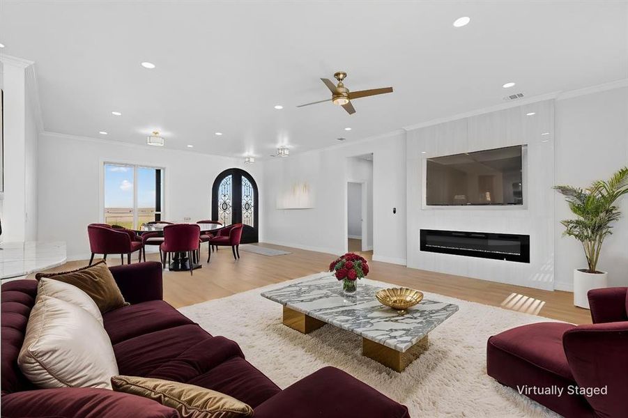 Furnished interior view inside a new home in , Leonard (Image 9).