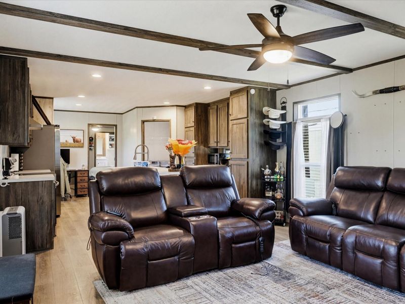 Furnished interior view inside a new home in , Conroe (Image 8). Furnished interior view inside a new home in , Conroe (Image 8).