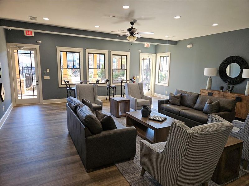 Furnished interior view inside a new home in , Dahlonega (Image 4).