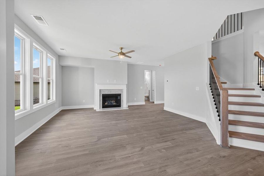 Spacious, unfurnished interior of a new home in The Manor at Gainesville Township, Gainesville (Image 48). Spacious, unfurnished interior of a new home in The Manor at Gainesville Township, Gainesville (Image 48).
