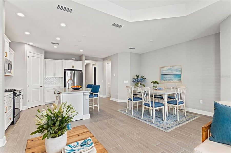 Furnished interior view inside a new home in Palm Grove, Lakewood Ranch (Image 6). Furnished interior view inside a new home in Palm Grove, Lakewood Ranch (Image 6).