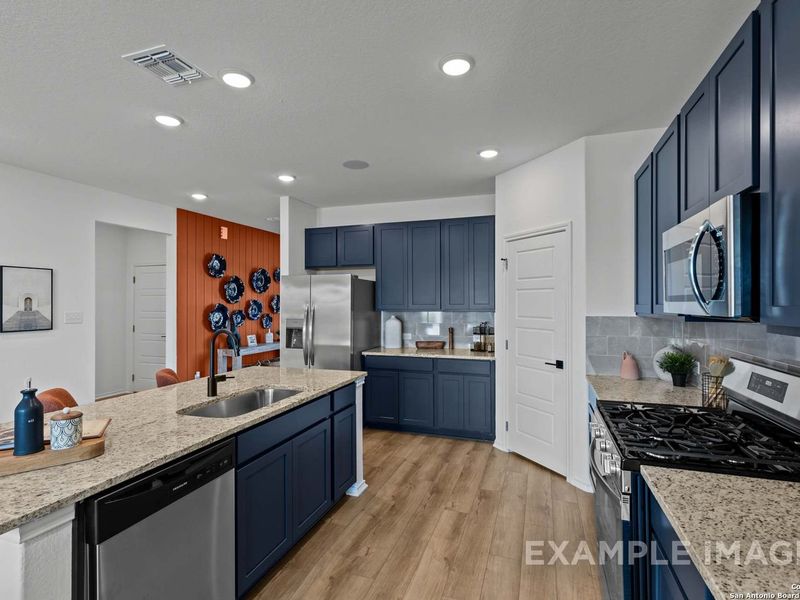 Furnished interior view inside a new home in Bricewood, San Antonio (Image 5).
