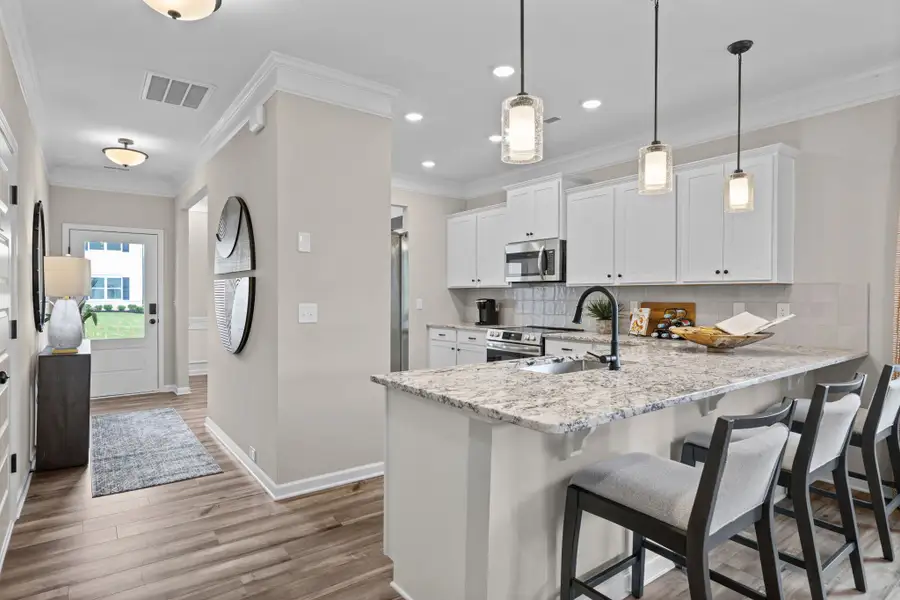 Furnished interior view inside a new home in Upton Landing, Cleveland (Image 4).