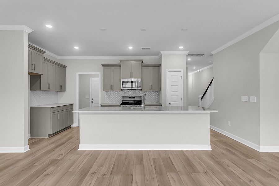 Furnished interior view inside a new home in Pineland Preserve, Summerville (Image 8).