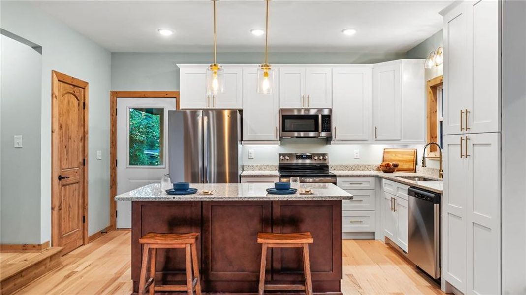 Furnished interior view inside a new home in , Ellijay (Image 31).