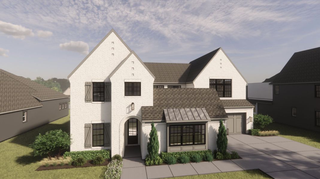 Representative exterior photo of a completed home built from the The Collin by Homebound in Park Place, Prosper, TX (Image 4).