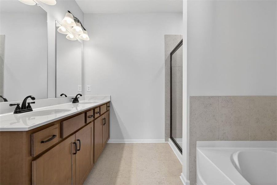 Furnished interior view inside a new home in Fuller Station, Loganville (Image 4).