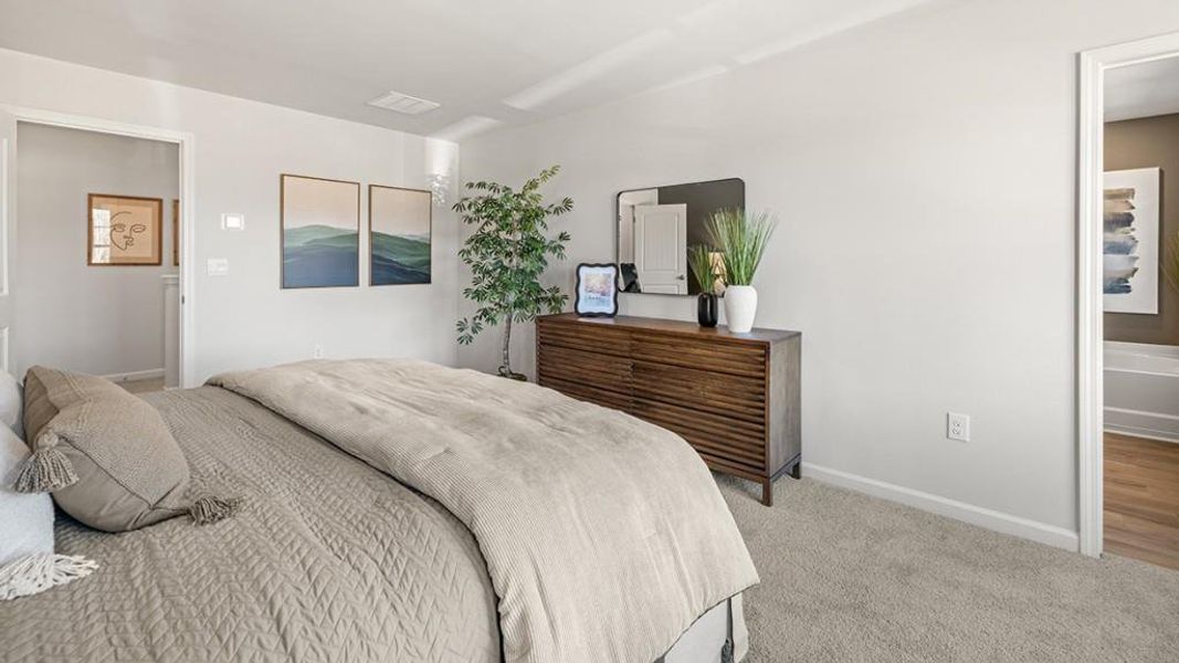 Furnished interior view inside a new home in Pointe Park, Union City (Image 33).