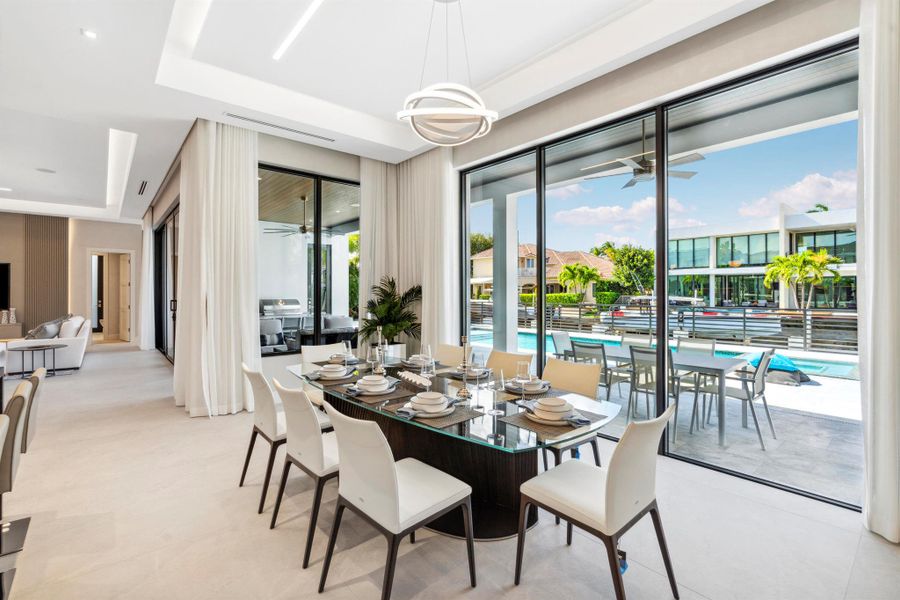 Furnished interior view inside a new home in , Boca Raton (Image 78). Furnished interior view inside a new home in , Boca Raton (Image 78).