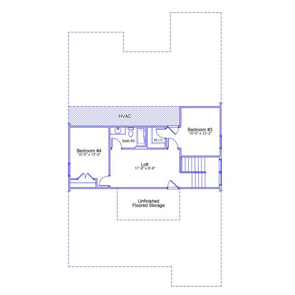 2D floor plan layout of this home in Allston Park, Calabash, NC (Image 3).