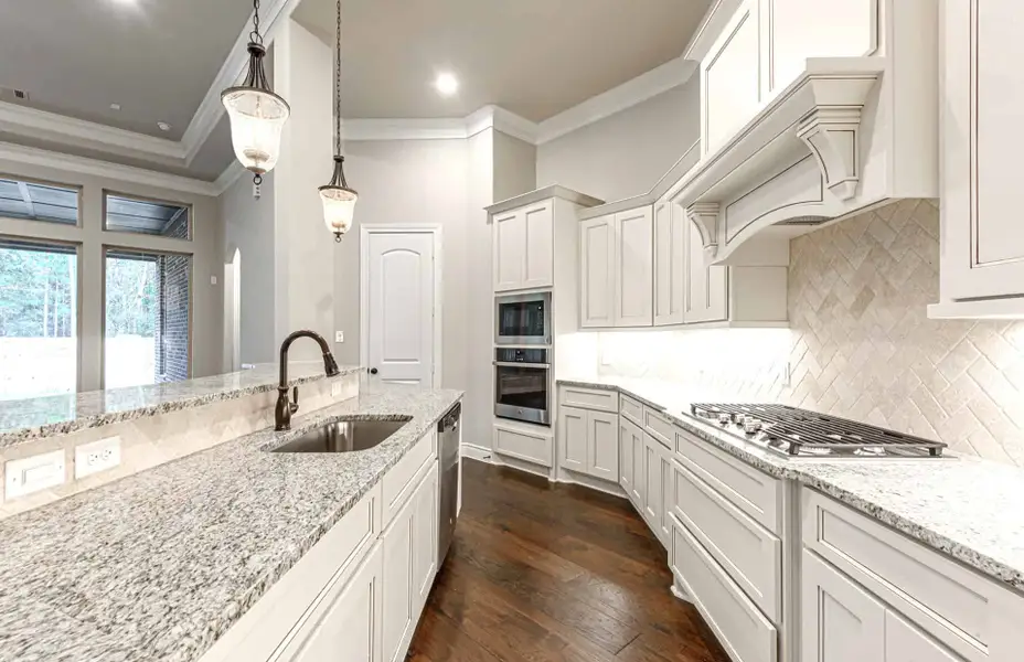 Representative furnished interior of a home built from the 3616 by Ravenna Homes in Artavia 70′, Conroe (Image 11).