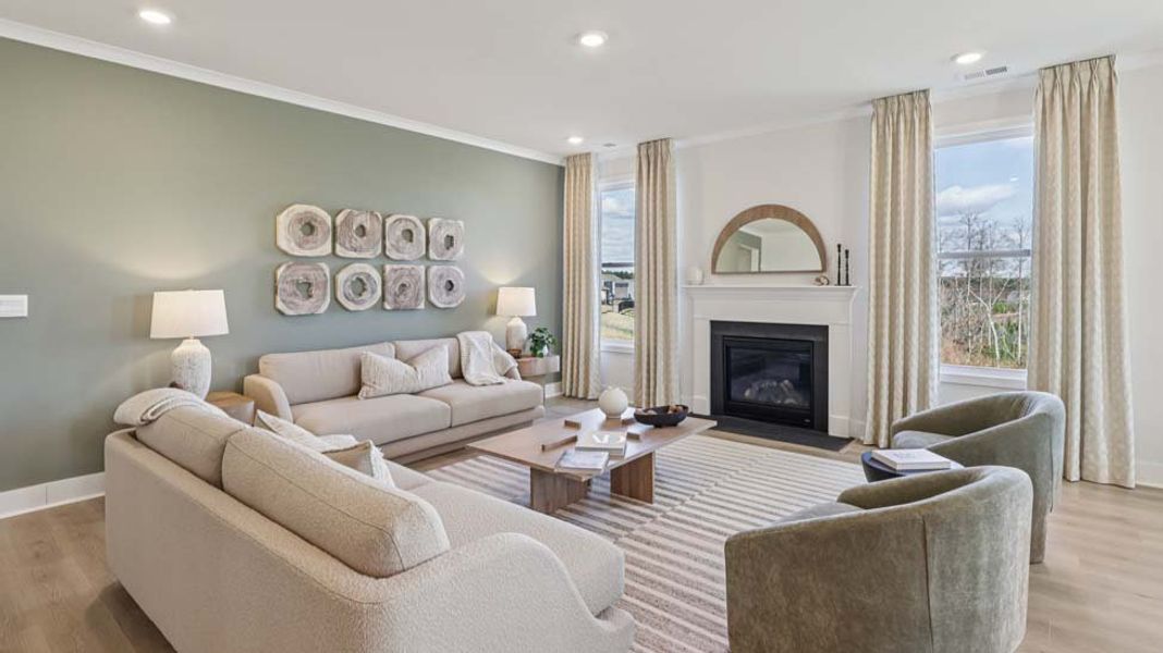 Furnished interior view inside a new home in Laurelbrook, Sherrills Ford (Image 4). Furnished interior view inside a new home in Laurelbrook, Sherrills Ford (Image 4).