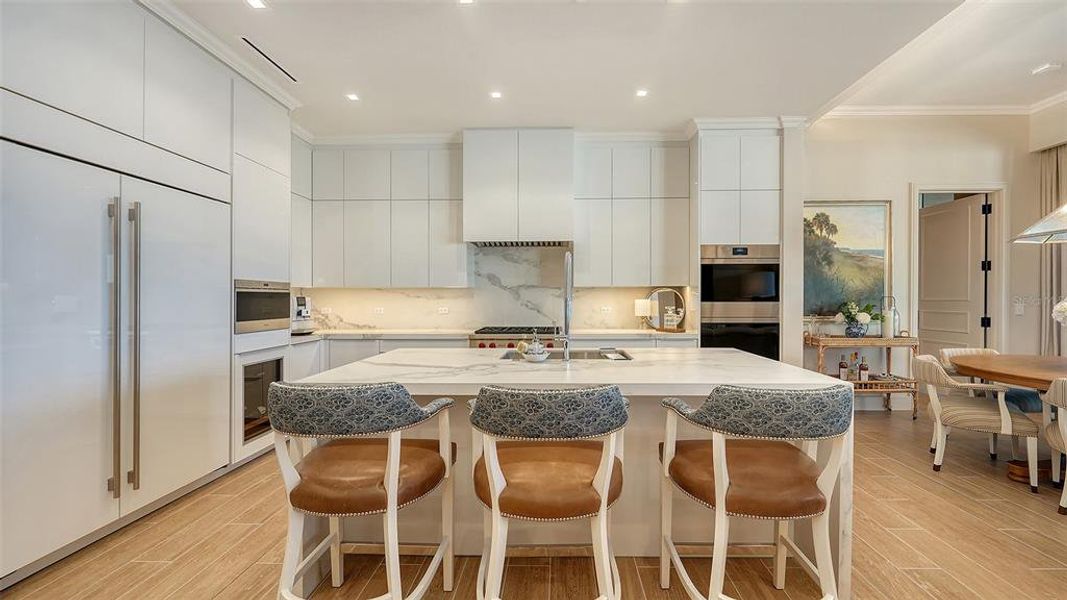Furnished interior view inside a new home in , Longboat Key (Image 9). Furnished interior view inside a new home in , Longboat Key (Image 9).