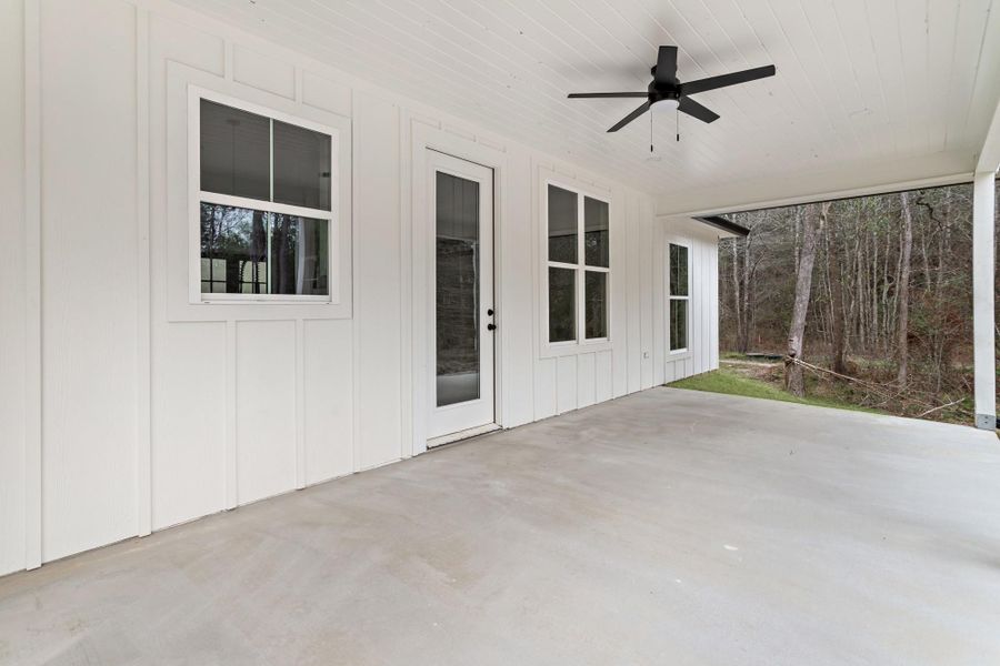 Exterior details and patio area of a home in , Vidor (Image 32). Exterior details and patio area of a home in , Vidor (Image 32).