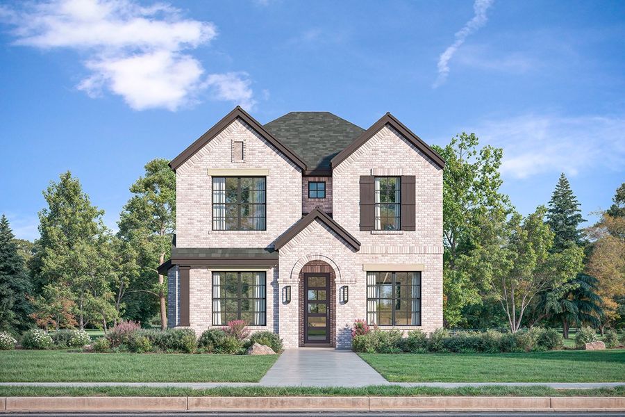 Front exterior of a home in the Enclave 35s community, located in Frisco, TX (Image 15).