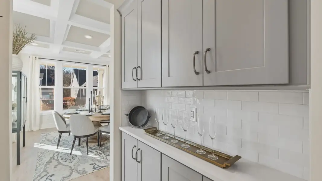 Butlers Pantry of The Middleton Design by DRB Homes