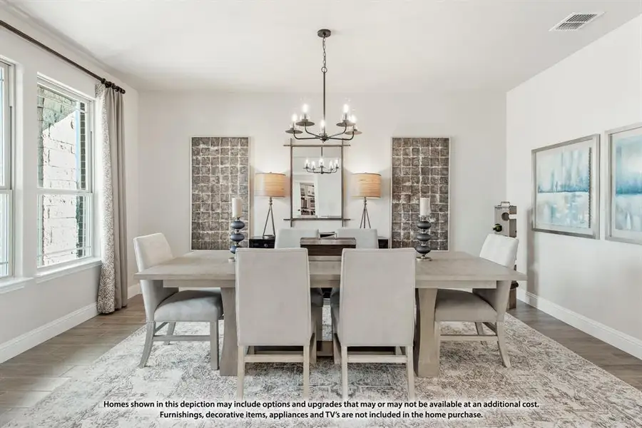 Furnished interior view inside a new home in Liberty, Melissa (Image 14). Furnished interior view inside a new home in Liberty, Melissa (Image 14).