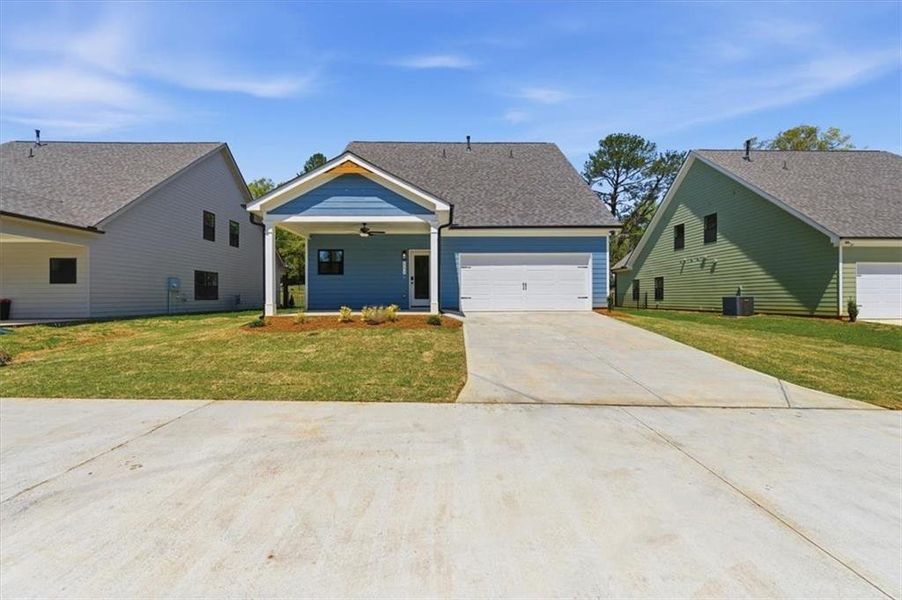 Front exterior of a new home in Ferguson Corners, Emerson, GA, highlighting curb appeal (Image 25).