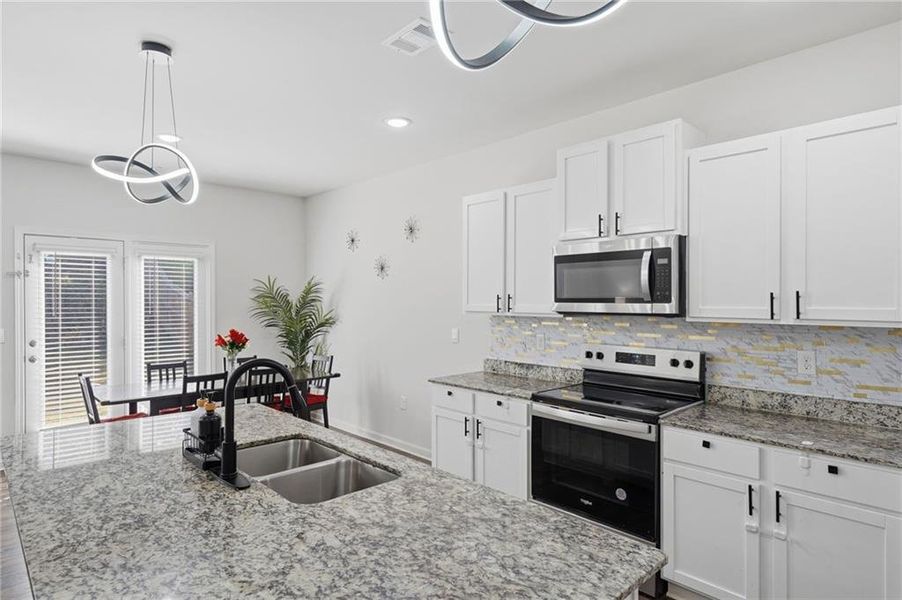 Furnished interior view inside a new home in , Dawsonville (Image 5).