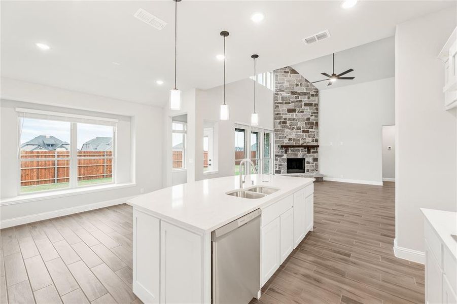 Furnished interior view inside a new home in Villages of Walnut Grove, Midlothian (Image 14).