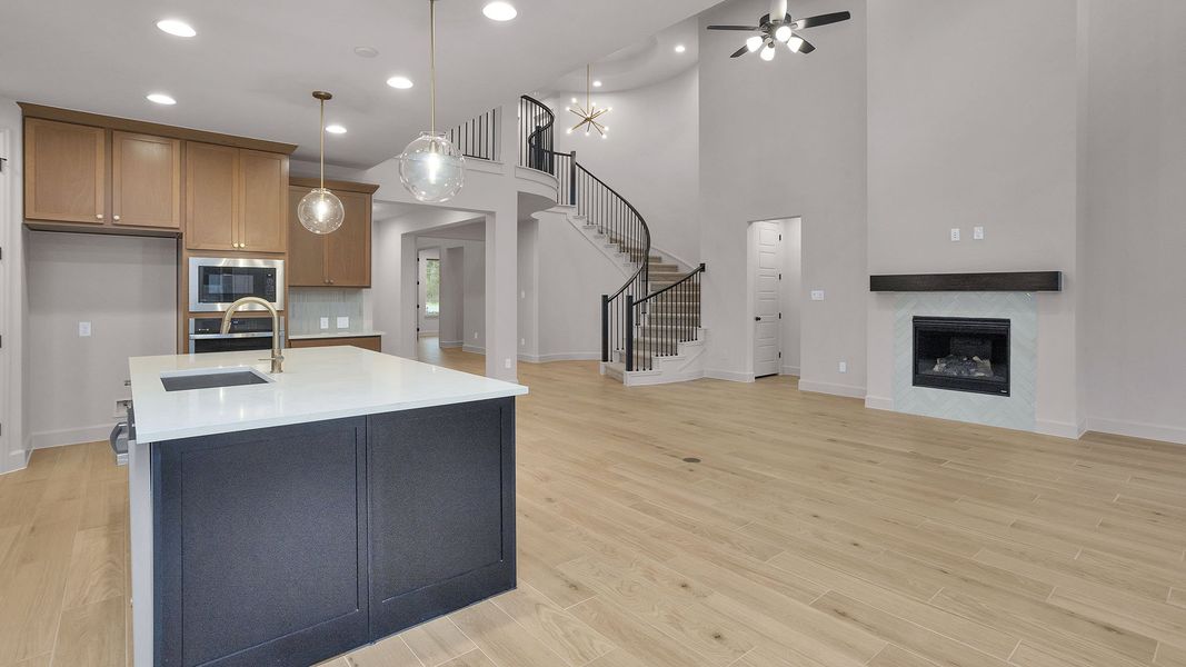 Furnished interior view inside a new home in Two Step Farm, Montgomery (Image 13).