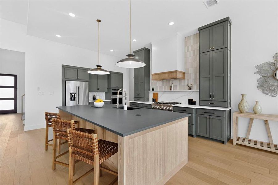 Designer finishes throughout make this custom home feel different than other new construction options.