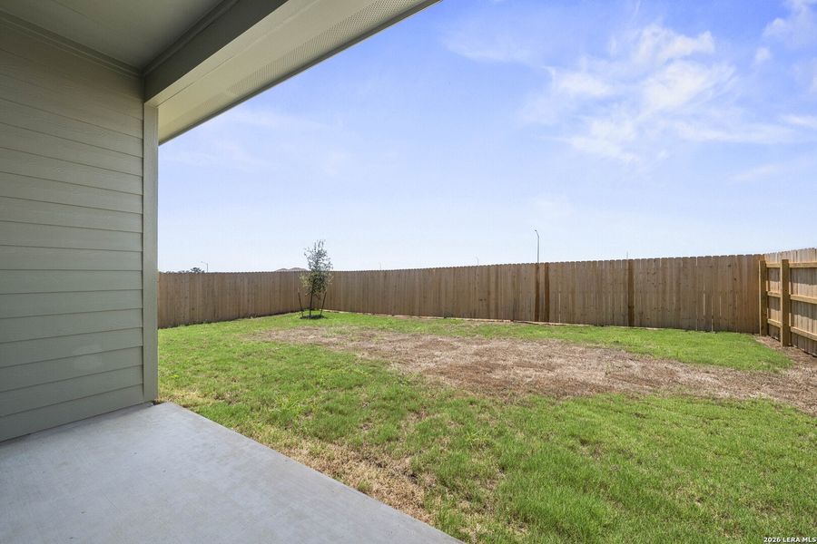 Exterior details and patio area of a home in Arroyo Ranch, Seguin (Image 3). Exterior details and patio area of a home in Arroyo Ranch, Seguin (Image 3).