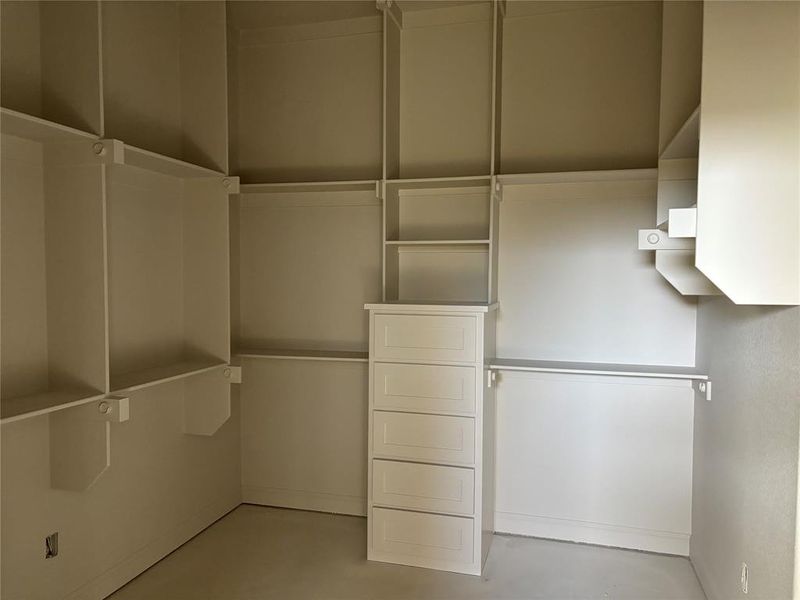 View of spacious closet