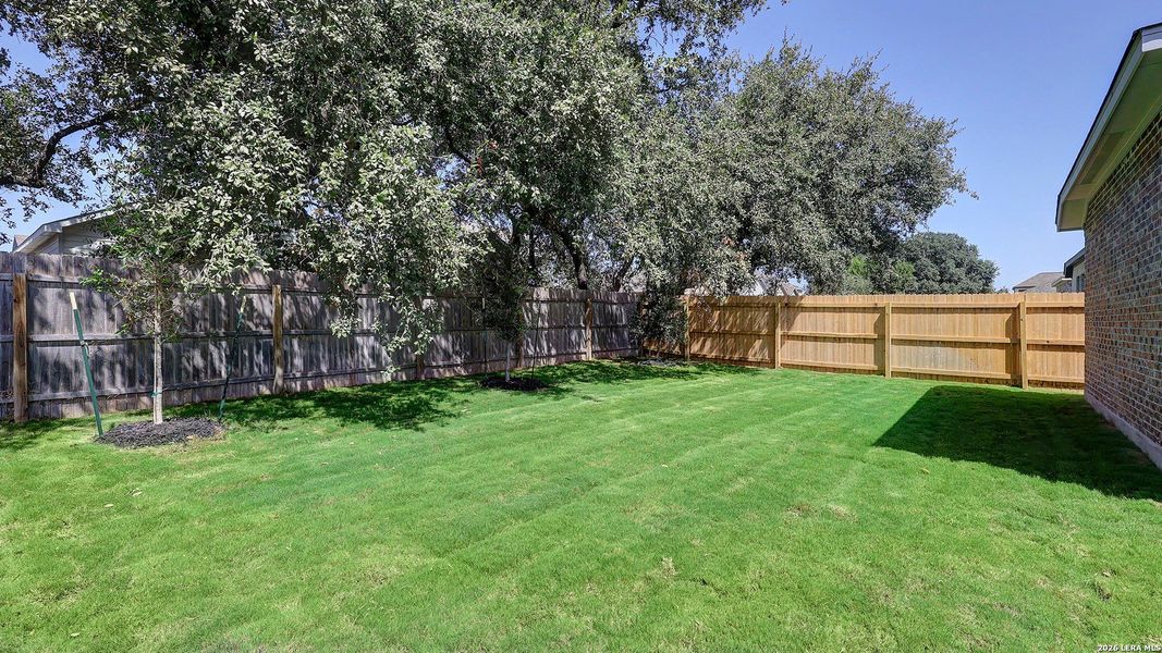 Exterior details and patio area of a home in Kallison Ranch, San Antonio (Image 23).